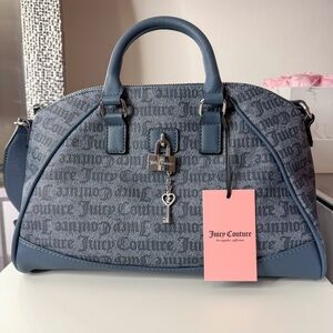 Juicy Couture Eastside Westside Satchel Color: Denim.